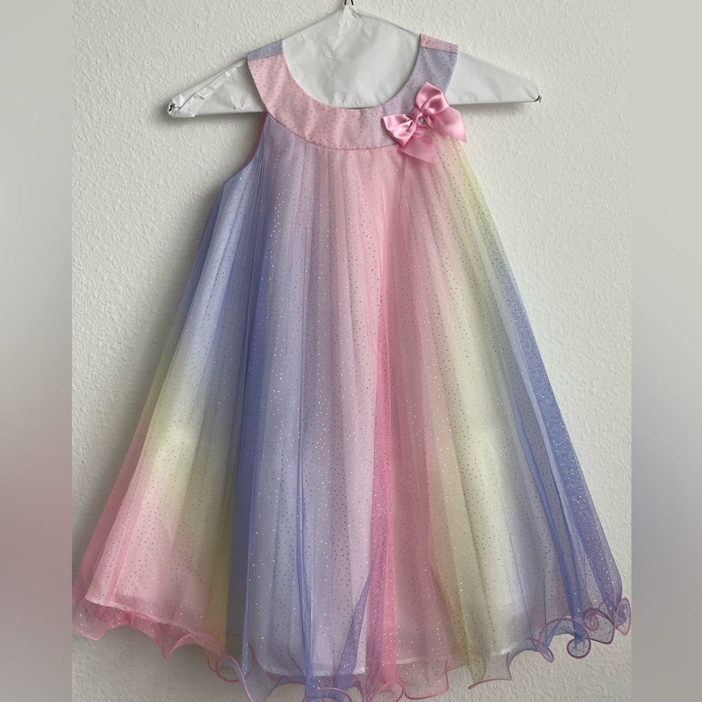 Beautiful Rainbow Party Dress
